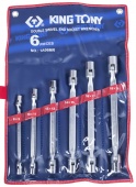 Набор торцевых ключей с шарниром King Tony 1A06MR