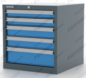 Тумба инструментальная "Premium" Ferrum 15.205-7016/5015