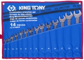 Набор комбинированных ключей King Tony 1214MRN