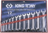 Набор рожковых ключей King Tony 1112MR