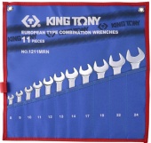 Набор комбинированных ключей King Tony 1211MRN