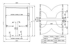 Подъемник двухстоечный 5 тонн OMA 513L.4