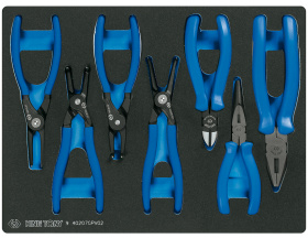 Набор съемников стопорных колец King Tony 9-40207GPV02