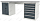 Верстак двухтумбовый "TITAN" Ferrum 41.32107-7001/7016