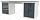 Верстак двухтумбовый "TITAN" Ferrum 41.32106-7001/7016