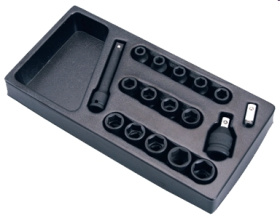 Набор ударных торцевых головок 1/2 Hans TT-21