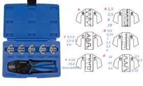 Кримпер храповичный King Tony 42107GX