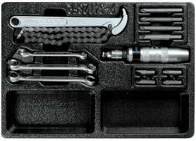 Набор разрезных ключей и отвертка King Tony 9-34128FR