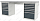 Верстак двухтумбовый "TITAN" Ferrum 41.32606-7001/7016
