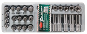  Набор головок Е-профиль и бит TORX Rock FORCE RF-T4322