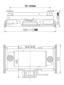 Комплект для сход-развала KraftWell KRW5.5WA+KRWJ7P