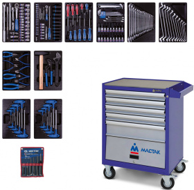 Набор инструментов в тележке King Tony 932-000AMB