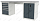 Верстак двухтумбовый "TITAN"  Ferrum 41.32105-7001/7016