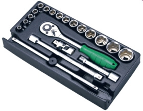 Набор торцевых головок и аксессуаров 1/2  Hans TT-16