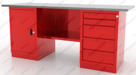 Верстак слесарный двухтумбовый Ferrum 01.205L-3000