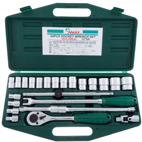 Набор двенадцатигранных головок Hans 4624-2MB2G