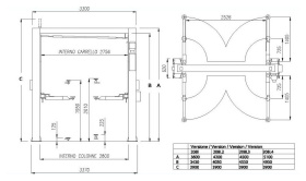 Подъемник двухстоечный 4 тонны OMA 513BS.3