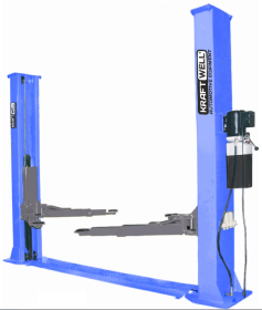 Подъемник двухстоечный 5.5 тонн KraftWell KRW5.5MXL_blue