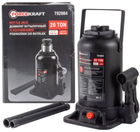 Домкрат бутылочный 20 тонн ForceKraft FK-T92004(DS)