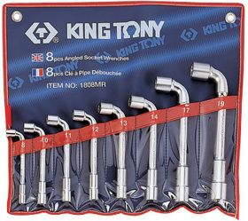 Набор торцевых L-образных ключей King Tony 1808MR