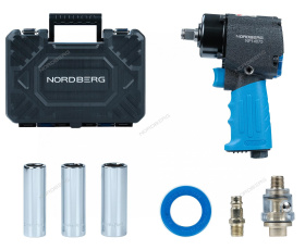 Пневмогайковерт ударный укороченный Nordberg NP14075K