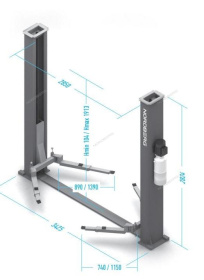 Подъемник двухстоечный 4 тонны Nordberg N4121A-4T