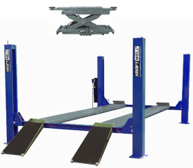 Комплект слесарный 5,5 тонн KraftWell KRW5.5_blue+KRWJ7P