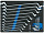 Набор накидных ключей и TORX King Tony 9-90119MRV