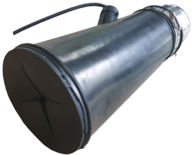 Насадка газоприемная круглая 76 мм KraftWell KRW-EN-76R