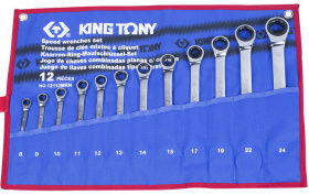 Набор трещоточных ключей KING TONY 12112MRN
